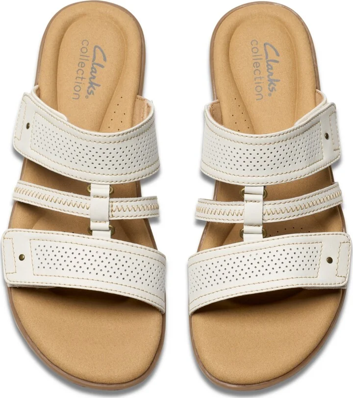 Clarks Collection Women's Elizabelle Ave Slip-On Flat Sandals - Image 11