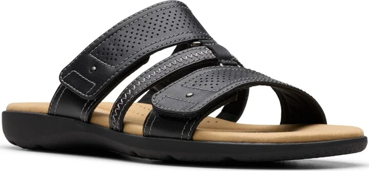 Clarks Collection Women's Elizabelle Ave Slip-On Flat Sandals