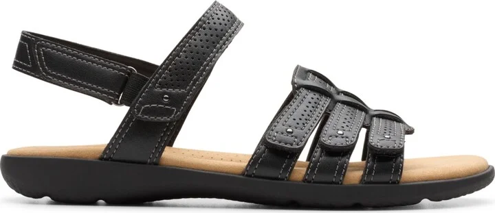 Clarks Collection Women's Elizabelle Kay Riptape Flat Sandals - Image 2