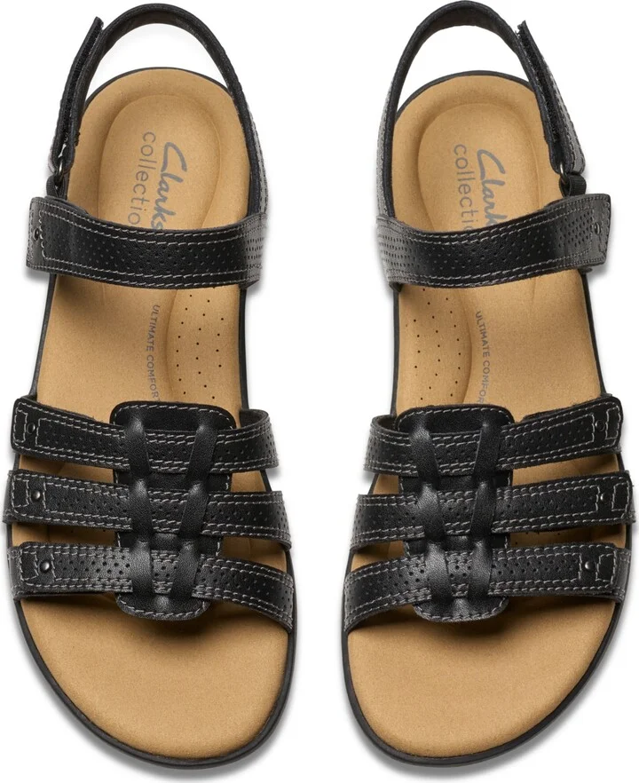 Clarks Collection Women's Elizabelle Kay Riptape Flat Sandals - Image 4