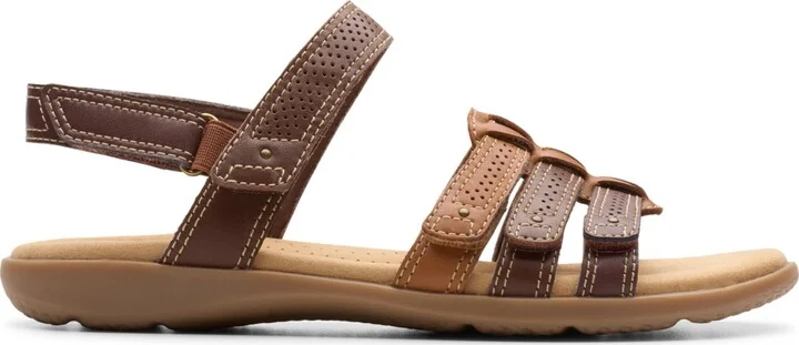 Clarks Collection Women's Elizabelle Kay Riptape Flat Sandals - Image 7