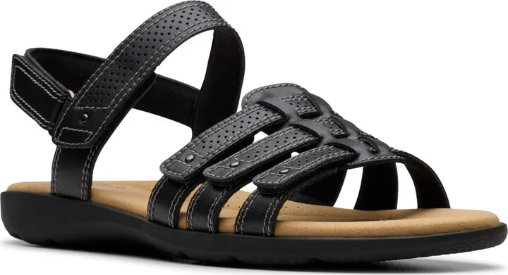 Clarks Collection Women's Elizabelle Kay Riptape Flat Sandals