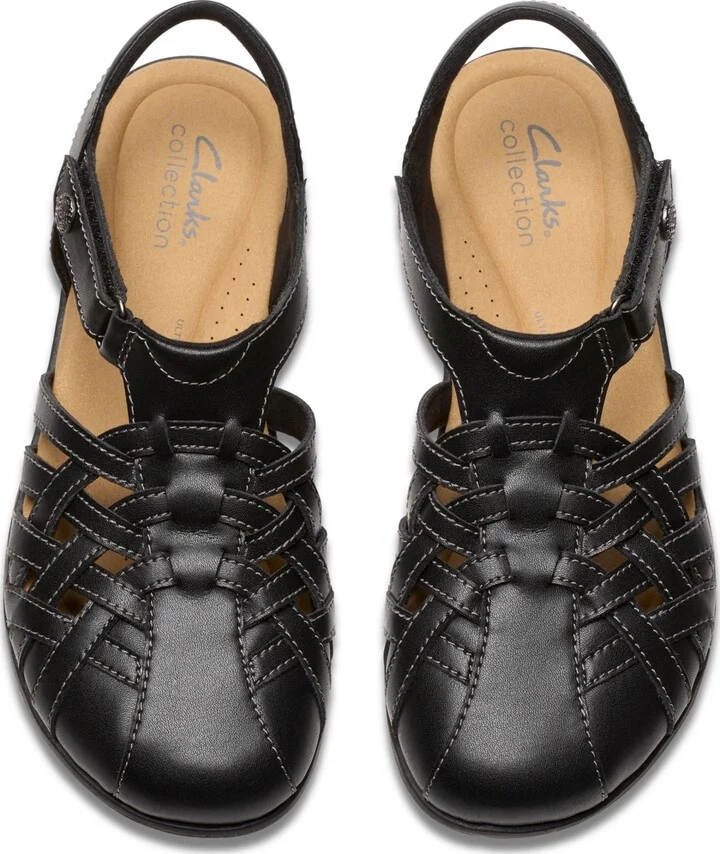 Clarks Collection Women's Elizabelle Mia Riptape Flat Sandals - Image 4