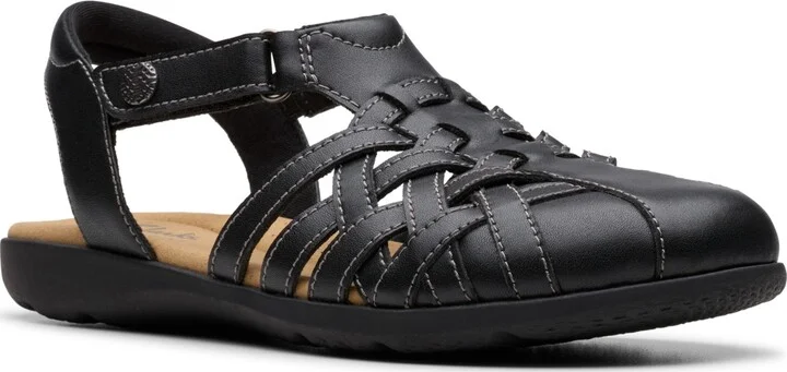 Clarks Collection Women's Elizabelle Mia Riptape Flat Sandals