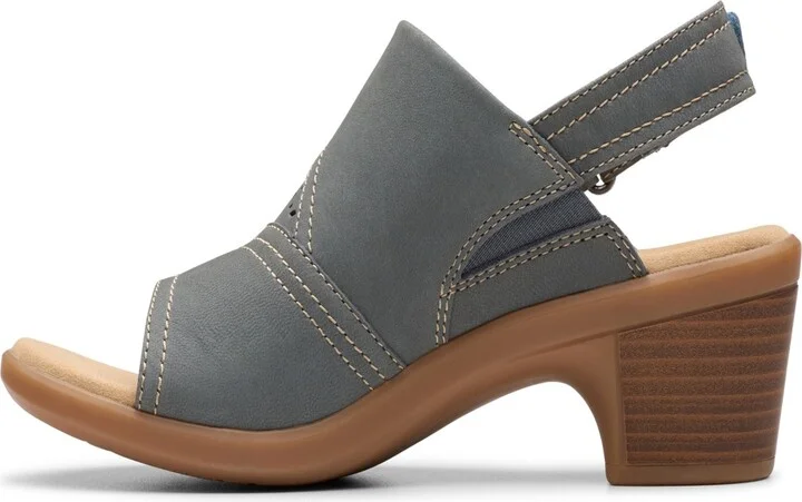 Clarks Collection Women's Emily2 Mist Block Heel Sandals - Image 6