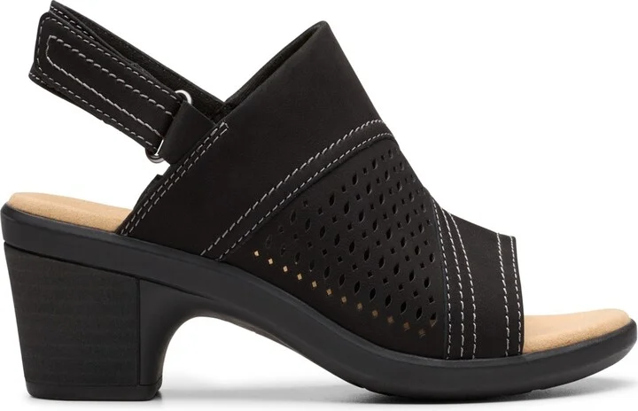 Clarks Collection Women's Emily2 Mist Block Heel Sandals - Image 7