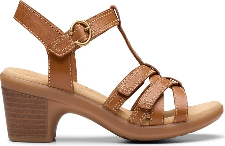 Clarks Collection Women's Emily2 Rose Block Heel Sandals - Image 2