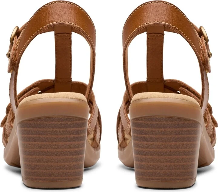 Clarks Collection Women's Emily2 Rose Block Heel Sandals - Image 3
