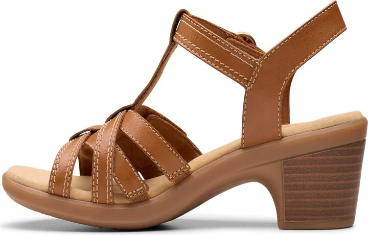 Clarks Collection Women's Emily2 Rose Block Heel Sandals - Image 6