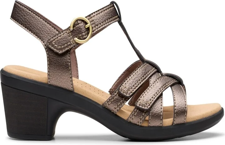 Clarks Collection Women's Emily2 Rose Block Heel Sandals - Image 7