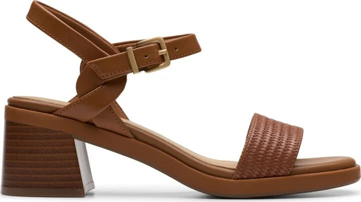 Clarks Collection Women's Jaylan Ray Square Toe Sandals - Image 7