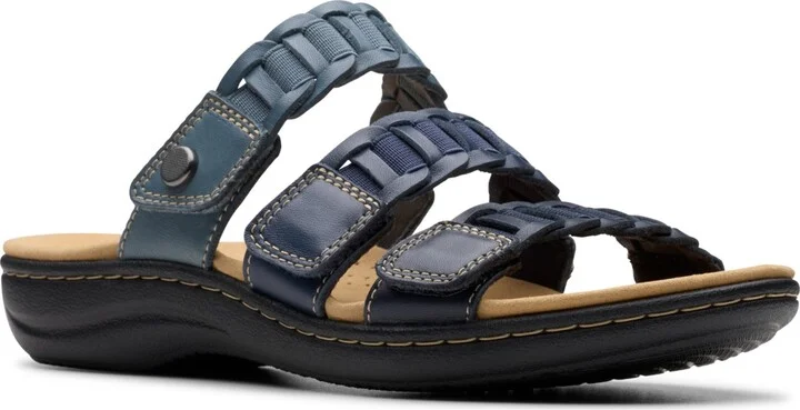 Clarks Collection Women's Laurieann Hope Slip-On Flat Sandals