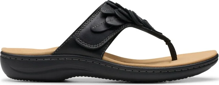 Clarks Collection Women's Laurieann Palm Flip-Flop Sandals - Image 2