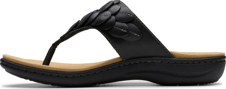 Clarks Collection Women's Laurieann Palm Flip-Flop Sandals - Image 3