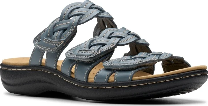 Blue Gray Leather