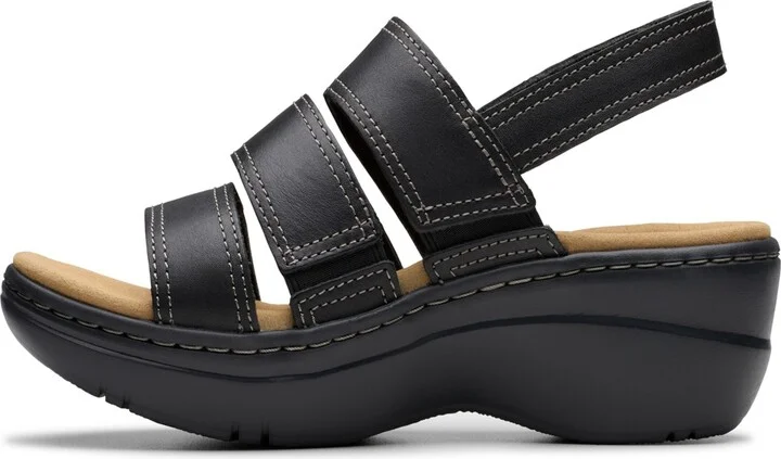 Clarks Collection Women's Merliah2 Bali Wedge Sandals - Image 3