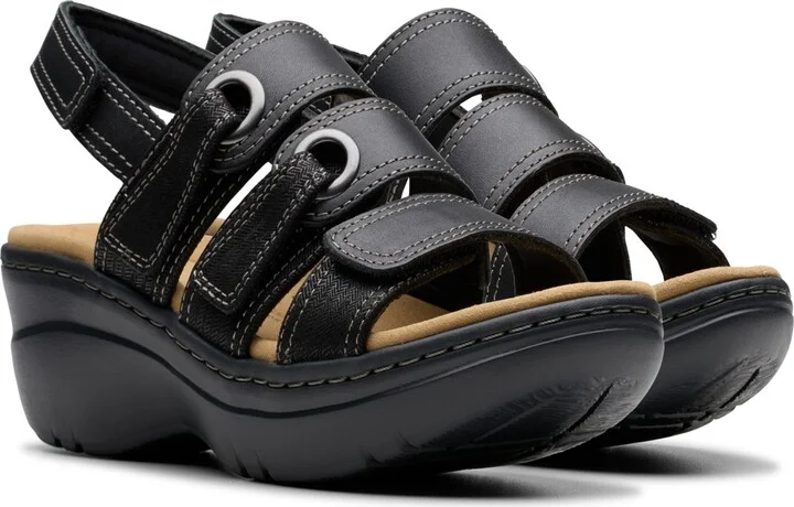 Clarks Collection Women's Merliah2 Bali Wedge Sandals - Image 5