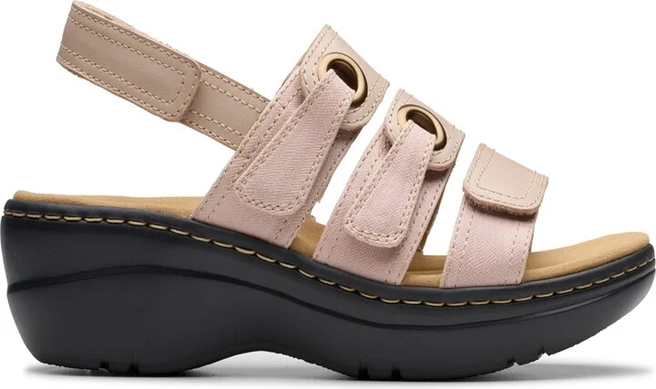Clarks Collection Women's Merliah2 Bali Wedge Sandals - Image 7