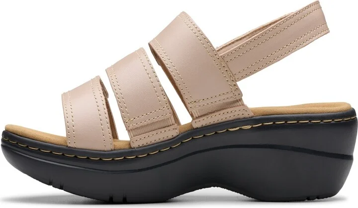 Clarks Collection Women's Merliah2 Bali Wedge Sandals - Image 8