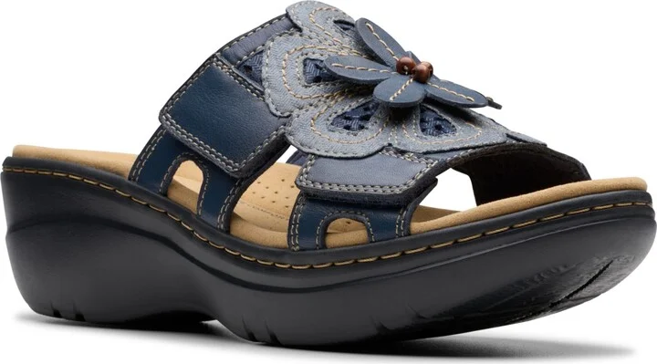 Navy Multi Leather