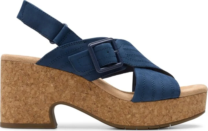 Clarks Collection Women's Nerisa West Wedge Sandals - Image 7