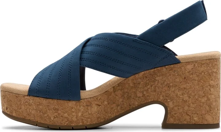 Clarks Collection Women's Nerisa West Wedge Sandals - Image 8
