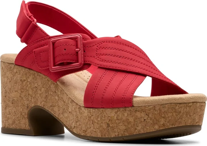 Clarks Collection Women's Nerisa West Wedge Sandals