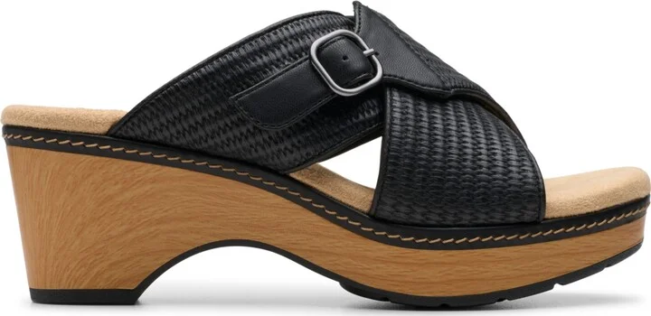 Clarks Collection Women's Seannah Nora Wedge Sandals - Image 2