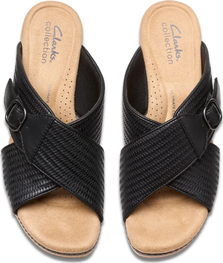 Clarks Collection Women's Seannah Nora Wedge Sandals - Image 4