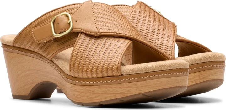 Clarks Collection Women's Seannah Nora Wedge Sandals - Image 11