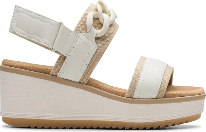 Clarks Collection Women's Wrenly Eve Wedge Sandals - Image 2