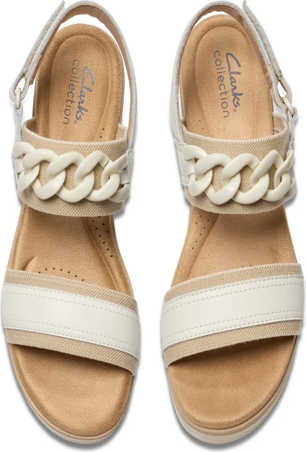 Clarks Collection Women's Wrenly Eve Wedge Sandals - Image 4