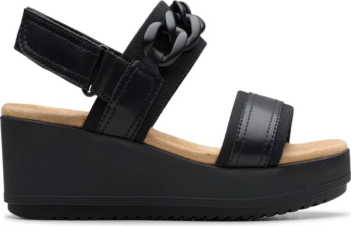 Clarks Collection Women's Wrenly Eve Wedge Sandals - Image 7