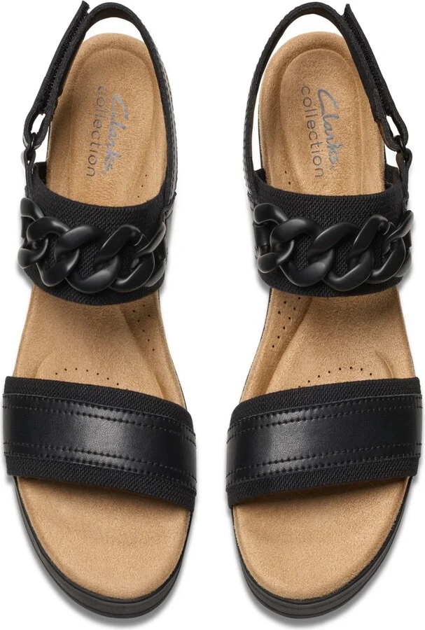 Clarks Collection Women's Wrenly Eve Wedge Sandals - Image 9