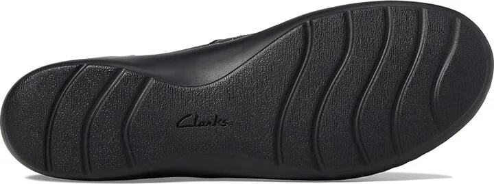 Clarks Cora Meadow Women's Shoes Black Leather : 6 B - Medium - Image 3