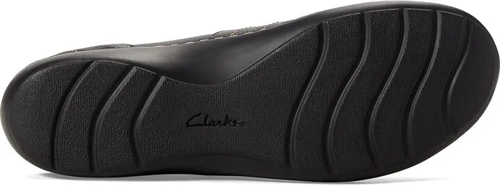 Clarks Cora Meadow Women's Shoes Dark Brown Leather : 10 B - Medium - Image 3