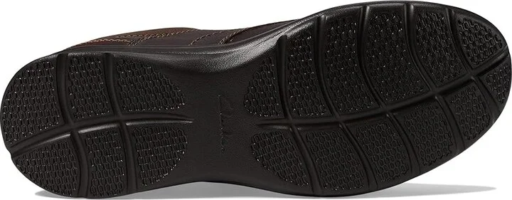 Clarks Cotrell Edge Men's Shoes Brown Oily Leather : 7 D - Medium, Leather/Synthetic - Image 4