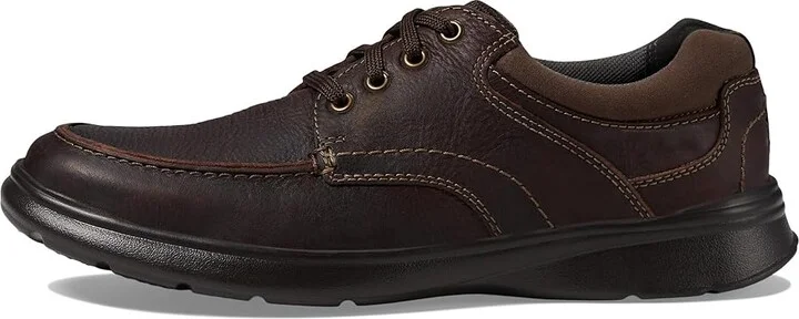Clarks Cotrell Edge Men's Shoes Brown Oily Leather : 7 D - Medium, Leather/Synthetic - Image 7