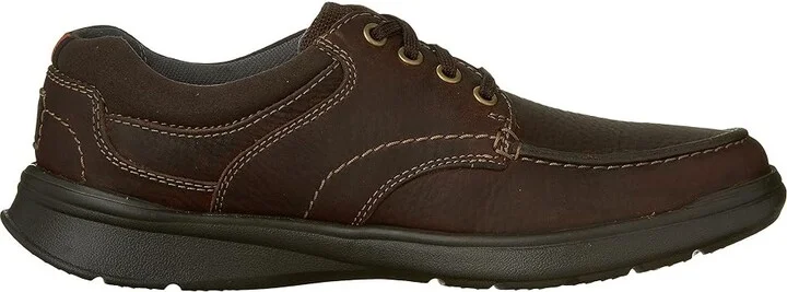 Clarks Cotrell Edge Men's Shoes Brown Oily Leather : 7 D - Medium, Leather/Synthetic - Image 8