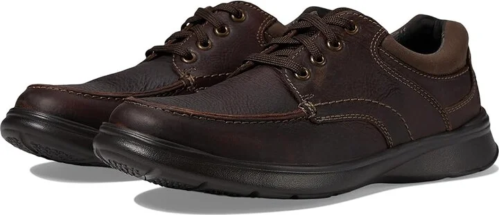 Clarks Cotrell Edge Men's Shoes Brown Oily Leather : 7 D - Medium, Leather/Synthetic