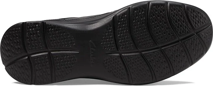 Clarks Cotrell Free Men's Shoes Black Oily Leather : 7.5 D - Medium, Leather/Textile - Image 4