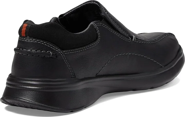 Clarks Cotrell Step Men's Shoes Black Oily Leather : 7 D - Medium - Image 5