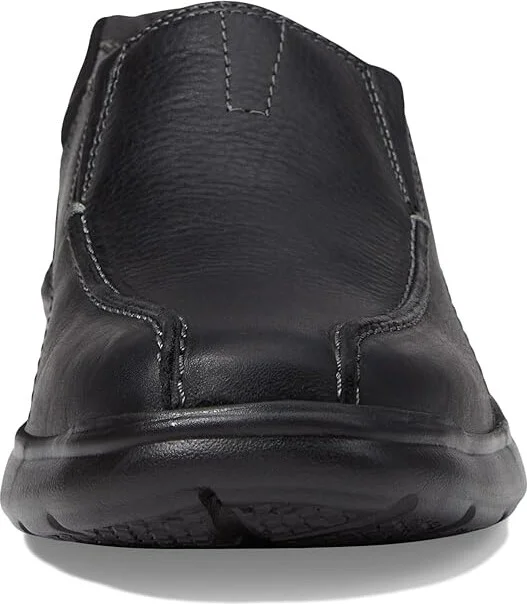 Clarks Cotrell Step Men's Shoes Black Oily Leather : 7 D - Medium - Image 6