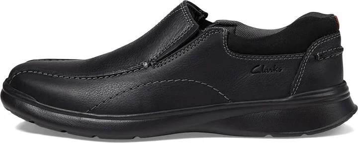 Clarks Cotrell Step Men's Shoes Black Oily Leather : 7 D - Medium - Image 7