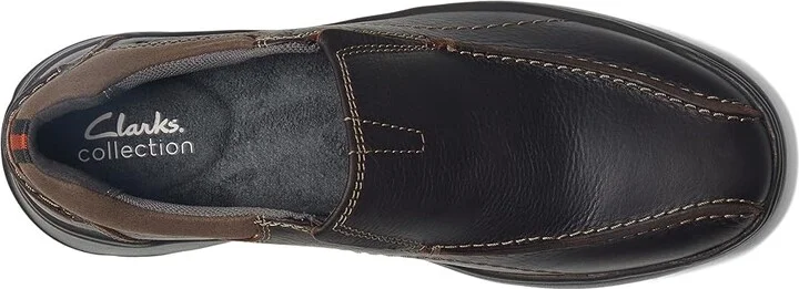 Clarks Cotrell Step Men's Shoes Brown Oily Leather : 7 D - Medium - Image 3