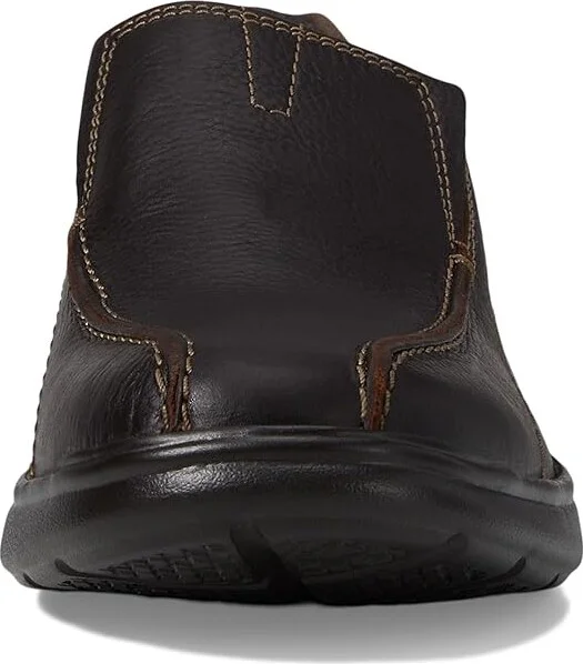 Clarks Cotrell Step Men's Shoes Brown Oily Leather : 7 D - Medium - Image 6