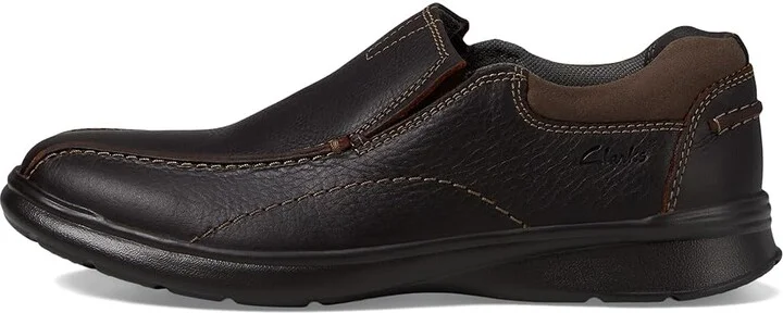 Clarks Cotrell Step Men's Shoes Brown Oily Leather : 7 D - Medium - Image 7