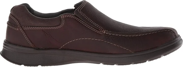 Clarks Cotrell Step Men's Shoes Brown Oily Leather : 7 D - Medium - Image 8