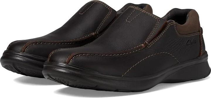 Clarks Cotrell Step Men's Shoes Brown Oily Leather : 7 D - Medium