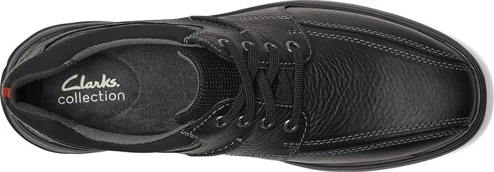 Clarks Cotrell Walk Men's Shoes Black Oily : 7 D - Medium, Leather - Image 3